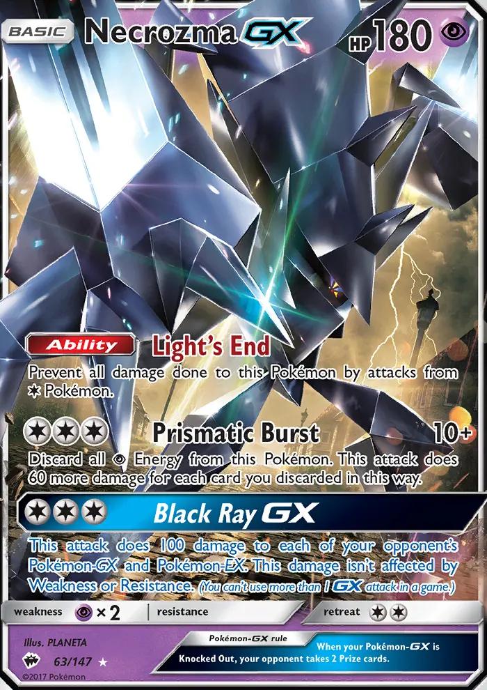 Image of Necrozma-GX Burning Shadows (BUS) #63