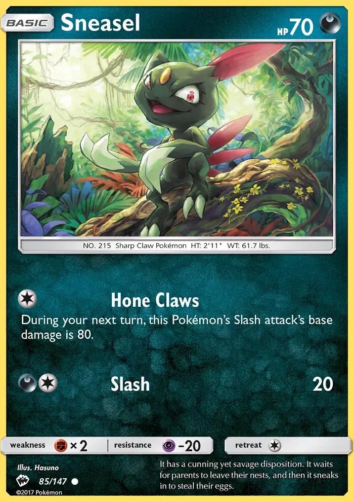Image of Sneasel Burning Shadows (BUS) #85