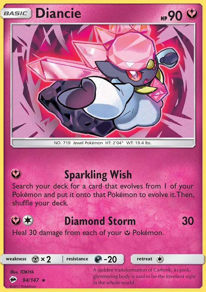 Image of Diancie Burning Shadows (BUS) #94