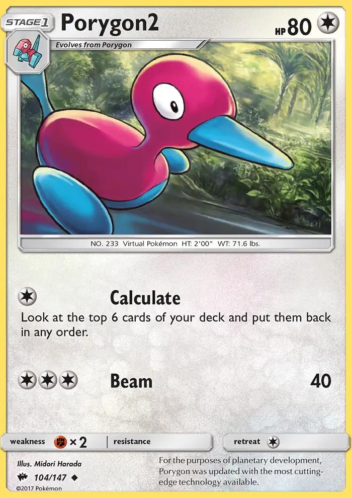 Image of Porygon2 Burning Shadows (BUS) #104