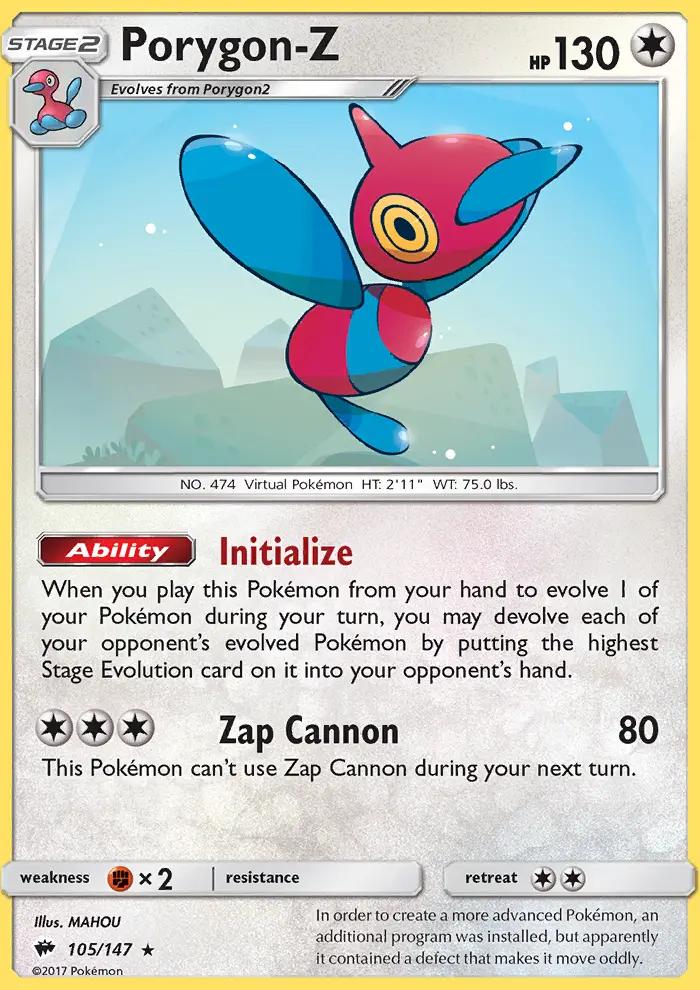 Image of Porygon-Z Burning Shadows (BUS) #105