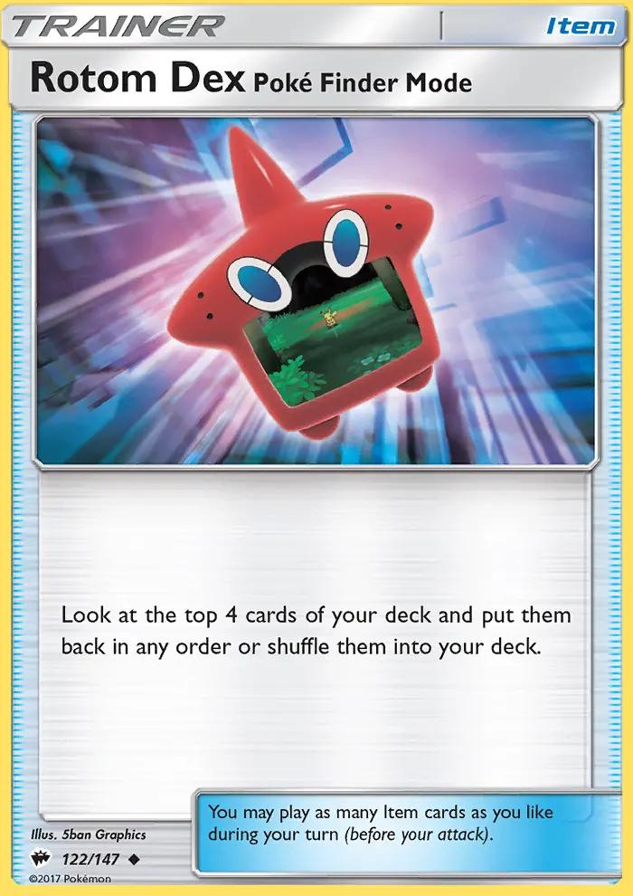 Image of Rotom Dex Poke Finder Mode Burning Shadows (BUS) #122