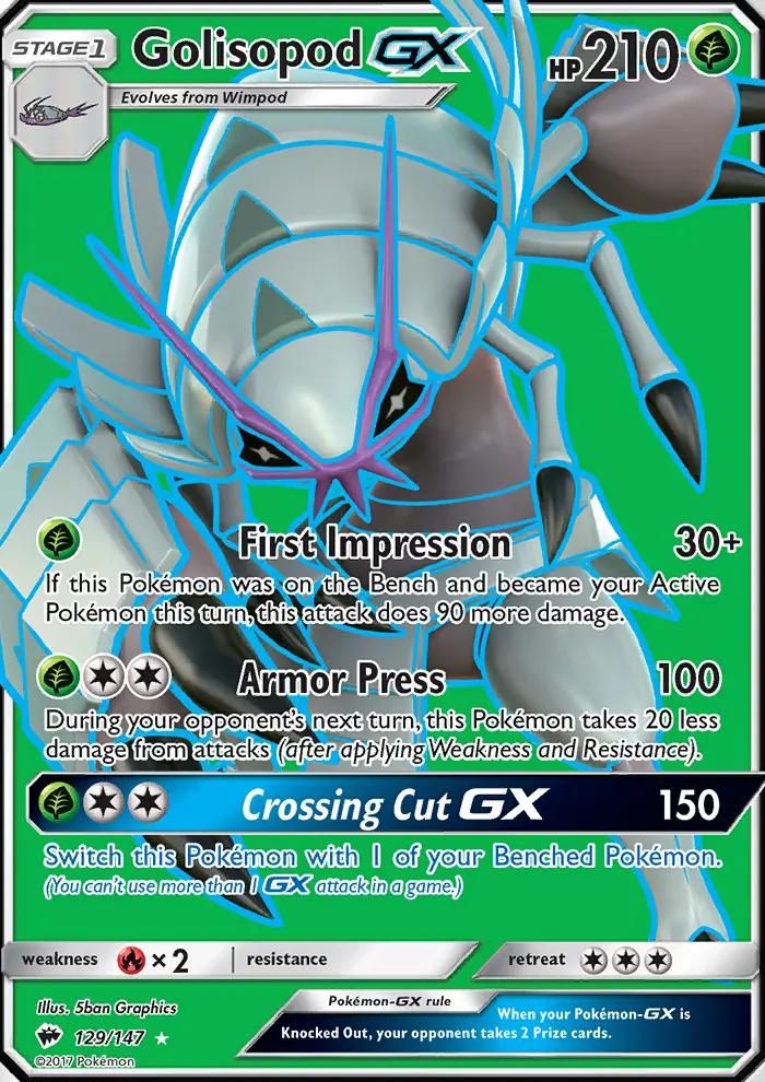 Image of Golisopod-GX Burning Shadows (BUS) #129