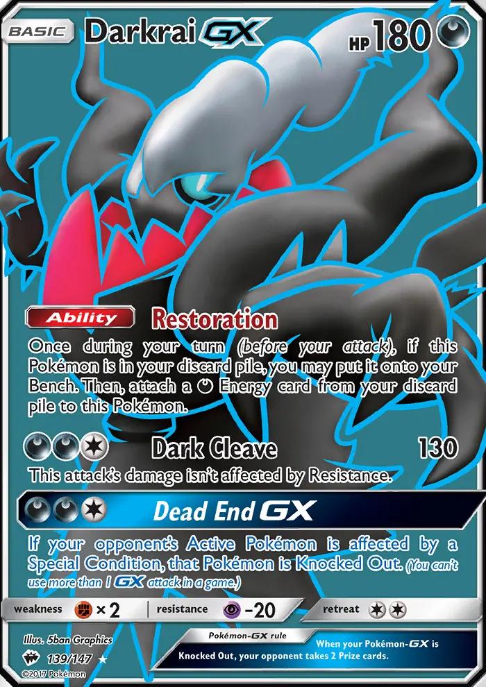 Image of Darkrai-GX Burning Shadows (BUS) #139