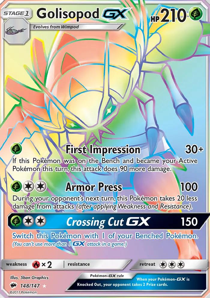 Image of Golisopod-GX Burning Shadows (BUS) #148