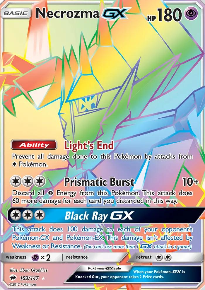Image of Necrozma-GX Burning Shadows (BUS) #153