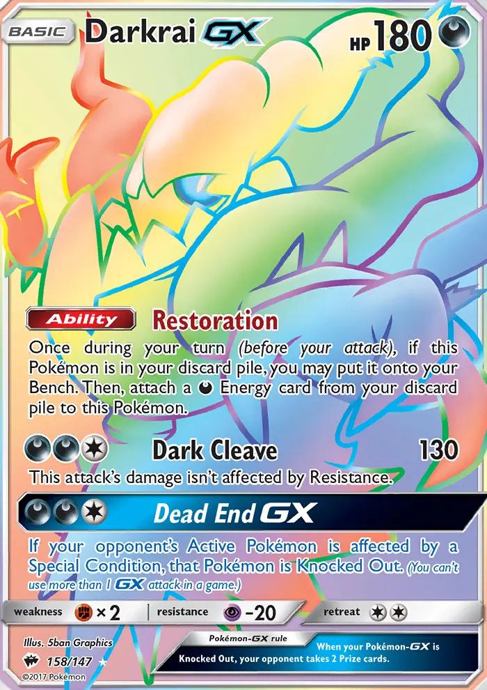 Image of Darkrai-GX Burning Shadows (BUS) #158