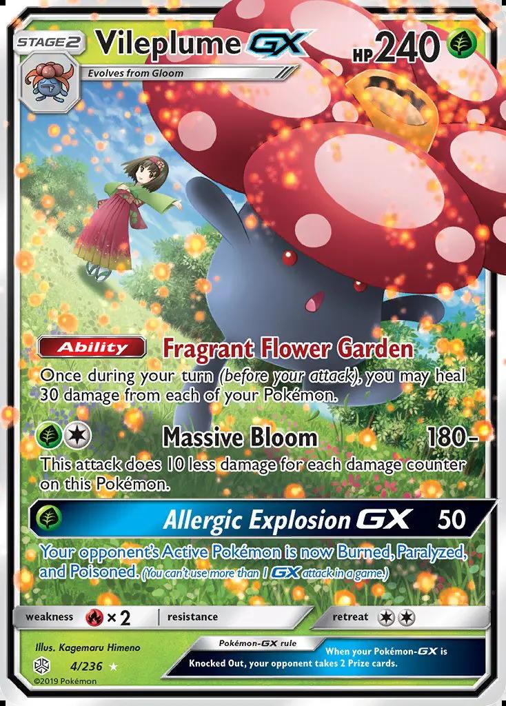 Image of Vileplume-GX Cosmic Eclipse (CEC) #4