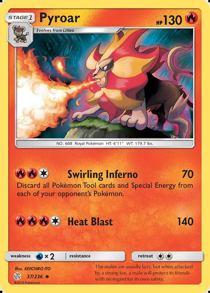 Image of Pyroar Cosmic Eclipse (CEC) #37