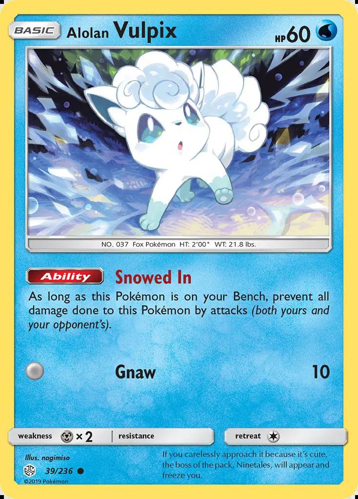 Image of Alolan Vulpix Cosmic Eclipse (CEC) #39