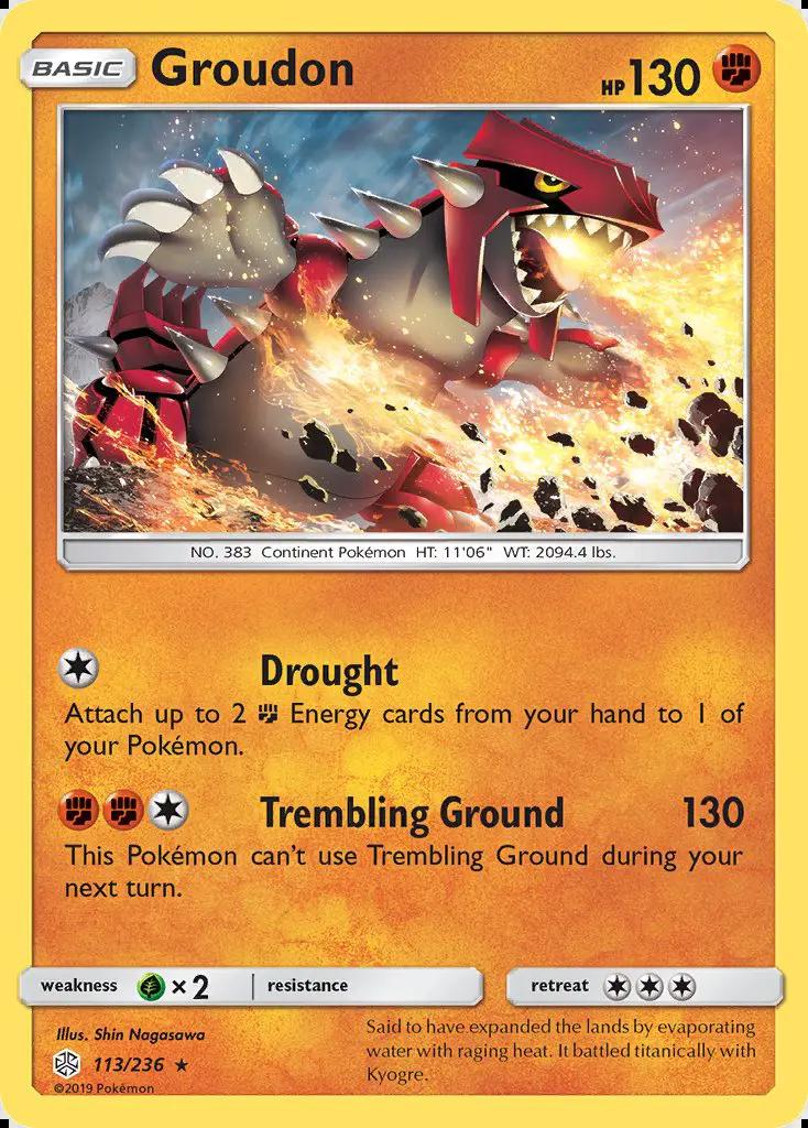 Image of Groudon Cosmic Eclipse (CEC) #113
