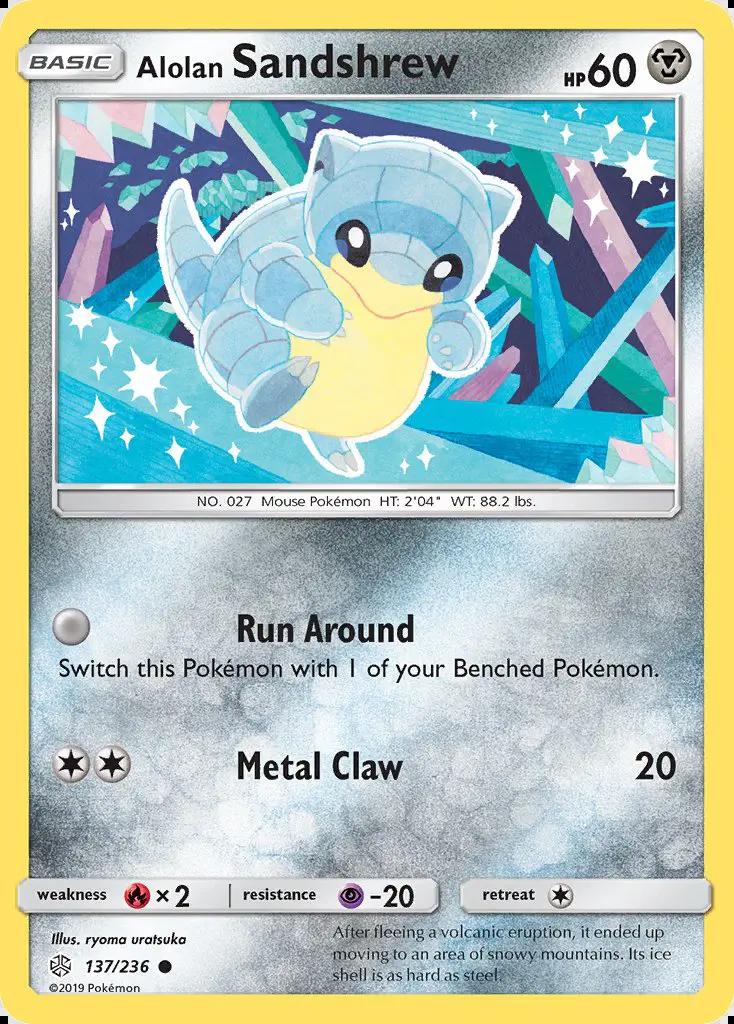Image of Alolan Sandshrew Cosmic Eclipse (CEC) #137