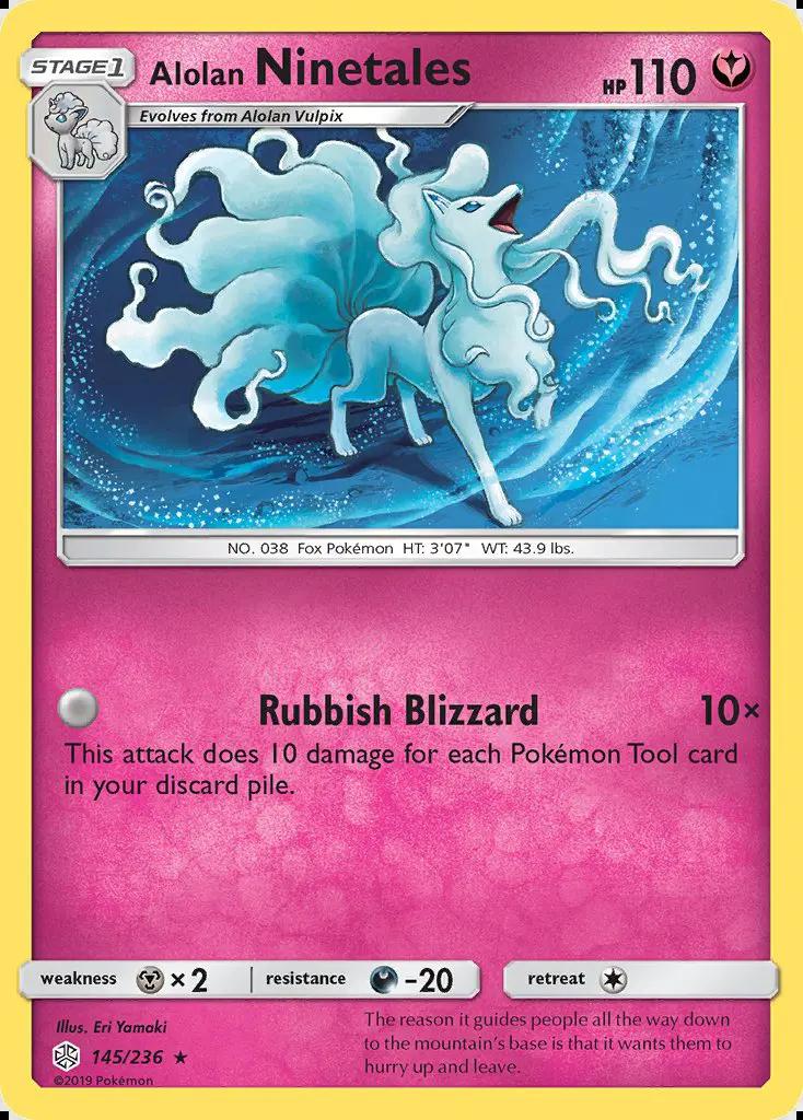 Image of Alolan Ninetales Cosmic Eclipse (CEC) #145