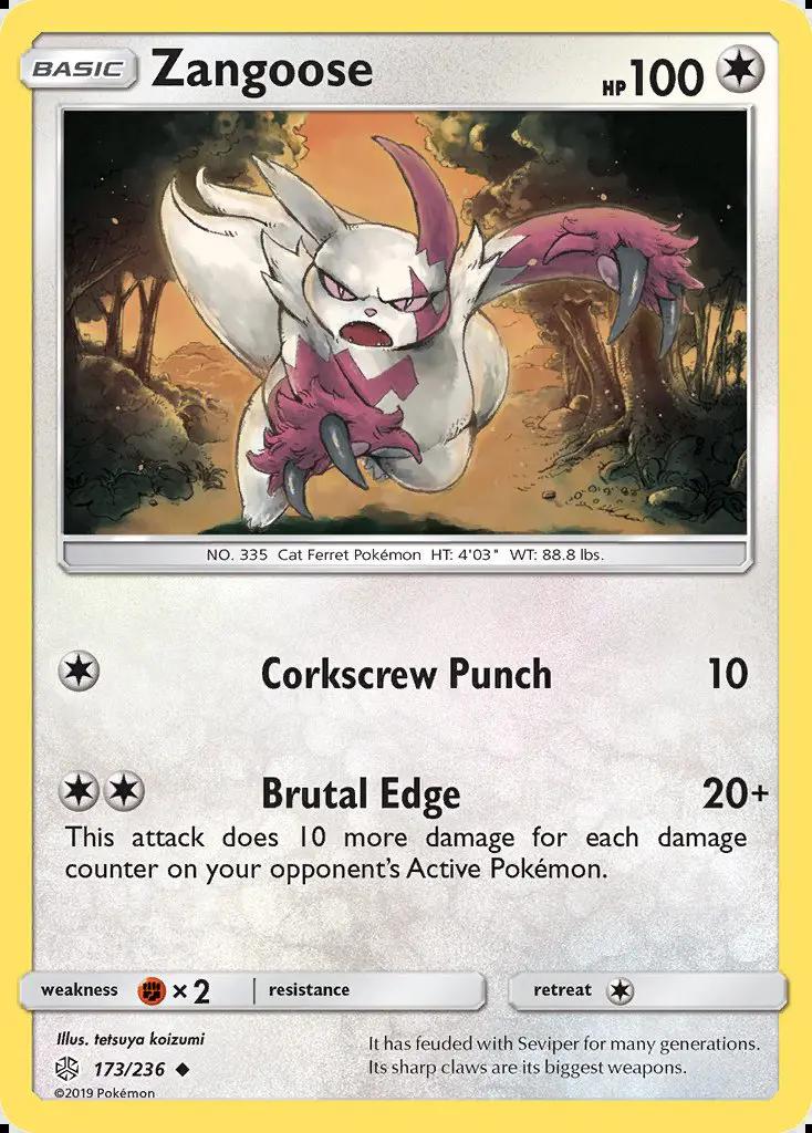 Image of Zangoose Cosmic Eclipse (CEC) #173