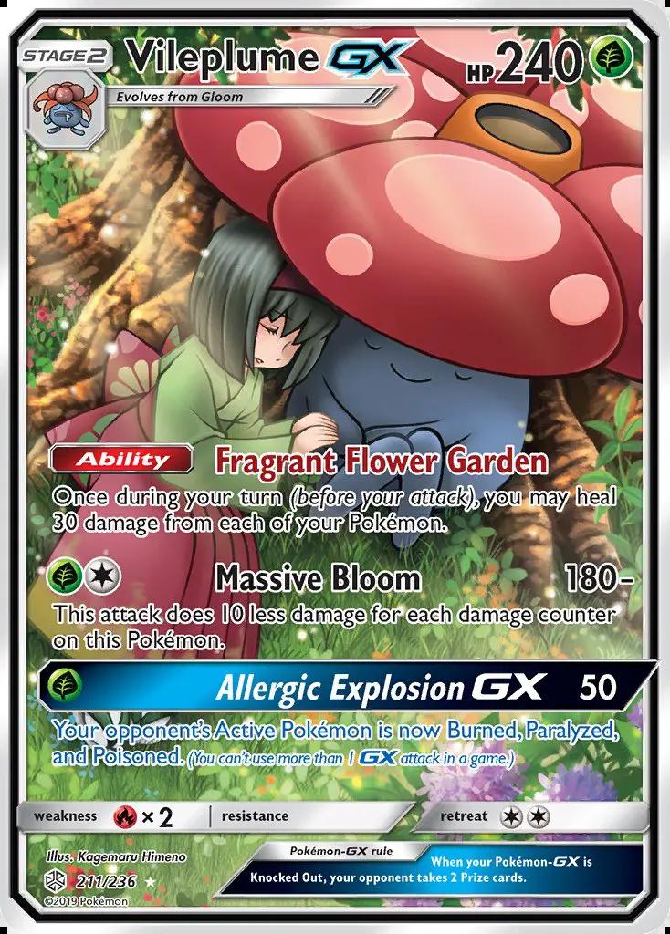 Image of Vileplume-GX Cosmic Eclipse (CEC) #211