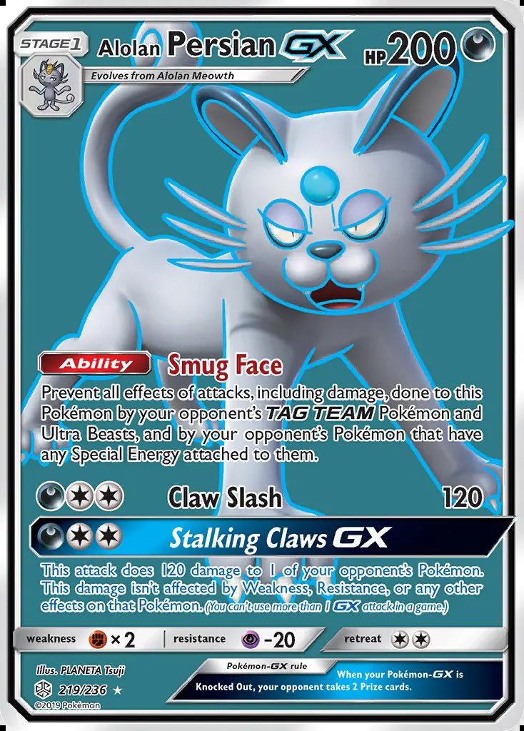 Image of Alolan Persian-GX Cosmic Eclipse (CEC) #219