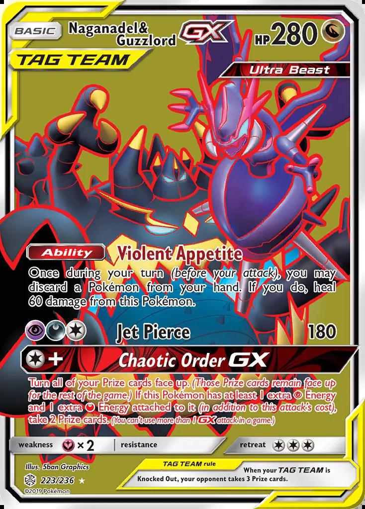 Image of Naganadel and Guzzlord-GX Cosmic Eclipse (CEC) #223