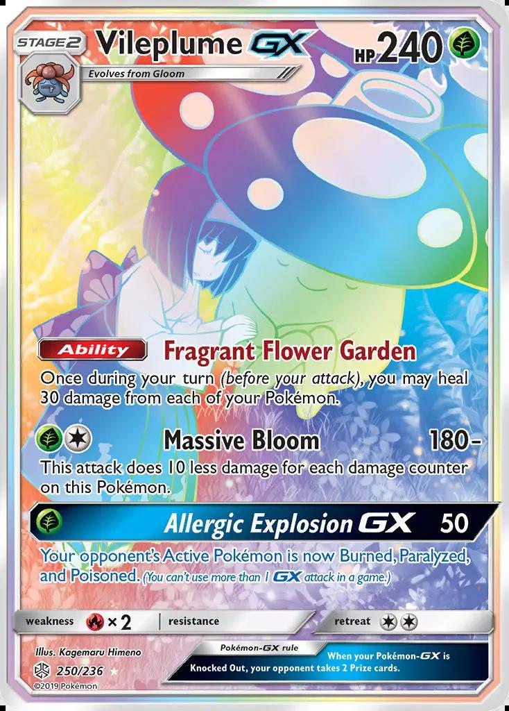Image of Vileplume-GX Cosmic Eclipse (CEC) #250