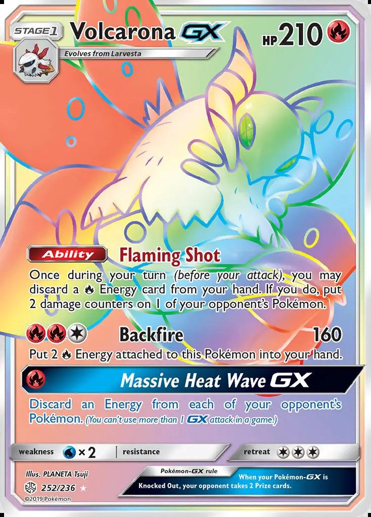 Image of Volcarona-GX Cosmic Eclipse (CEC) #252