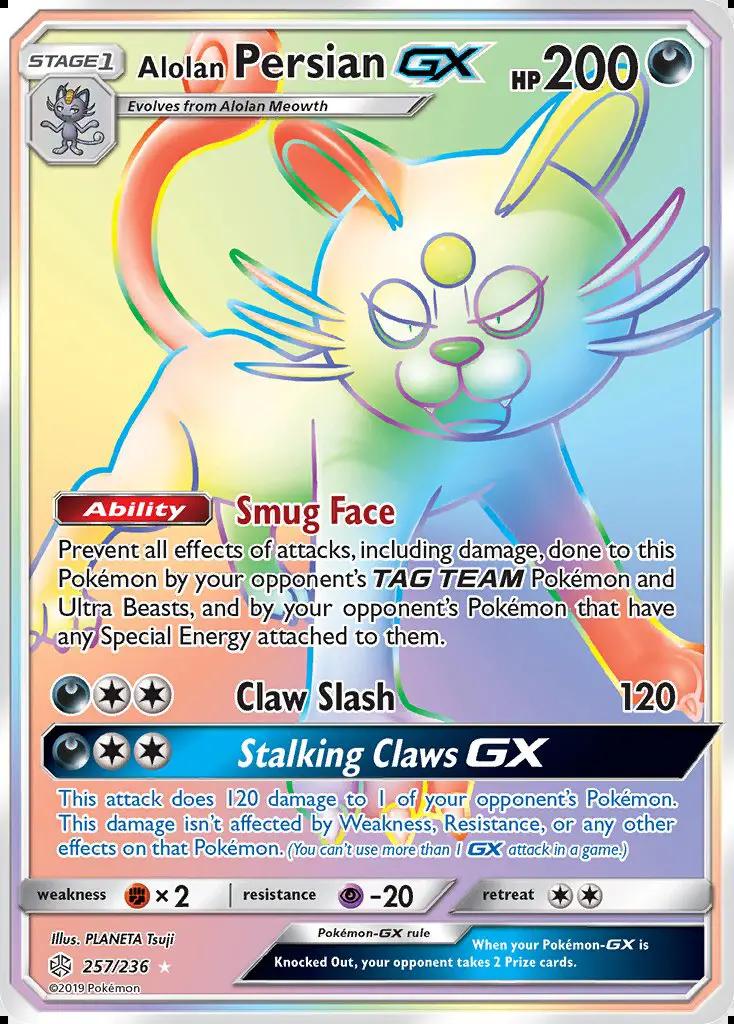Image of Alolan Persian-GX Cosmic Eclipse (CEC) #257