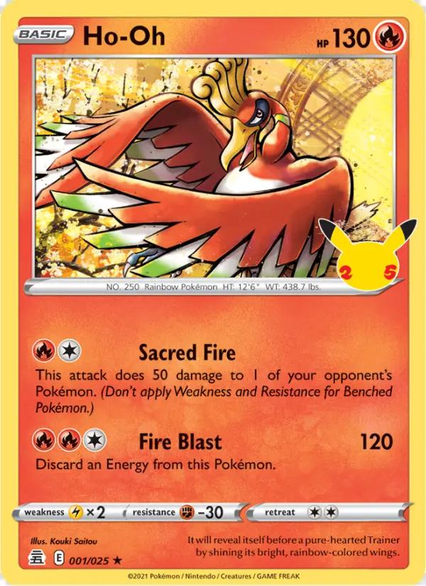Image of Ho-Oh Celebrations (CEL) #001