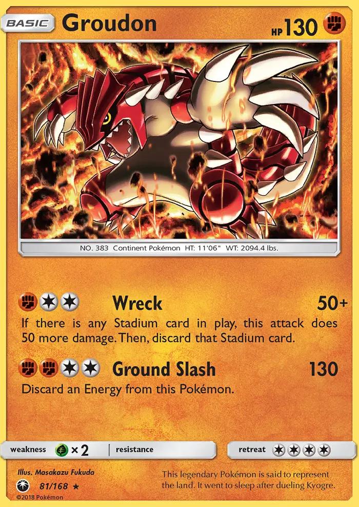 Image of Groudon Celestial Storm (CES) #81