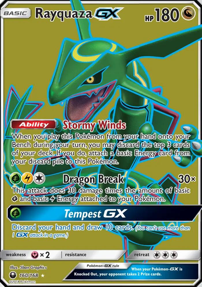 Image of Rayquaza-GX Celestial Storm (CES) #160
