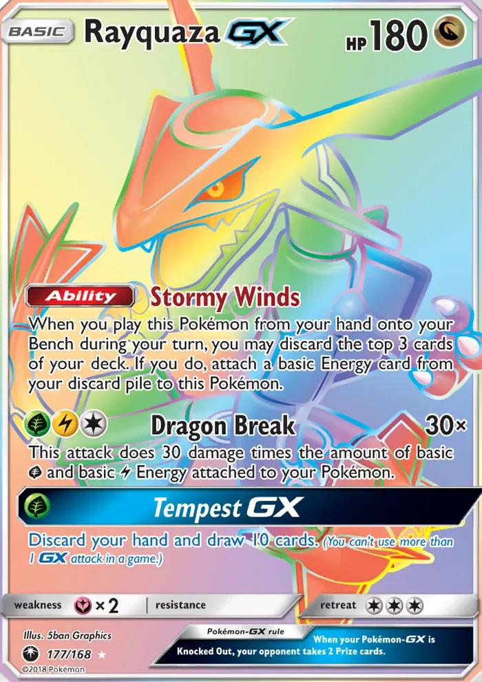 Image of Rayquaza-GX Celestial Storm (CES) #177