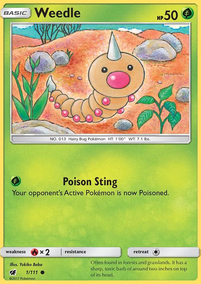 Image of Weedle Crimson Invasion (CIN) #1