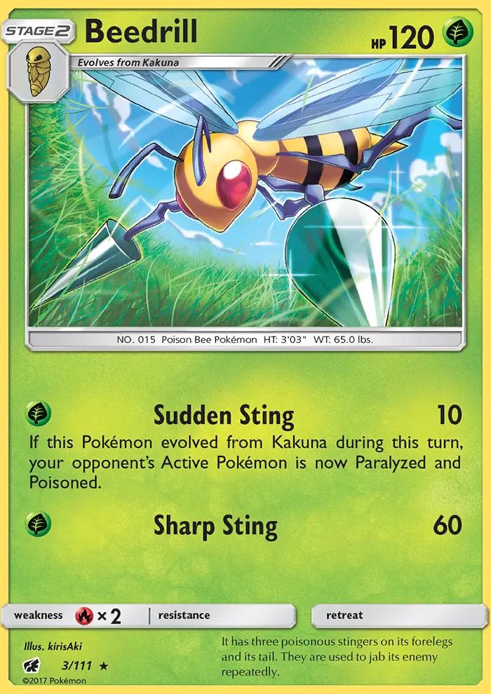 Image of Beedrill Crimson Invasion (CIN) #3