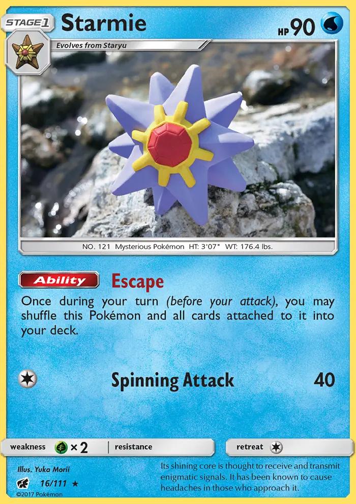 Image of Starmie Crimson Invasion (CIN) #16