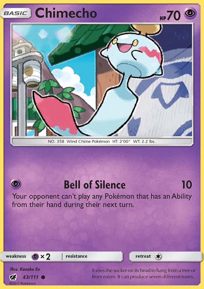 Image of Chimecho Crimson Invasion (CIN) #43