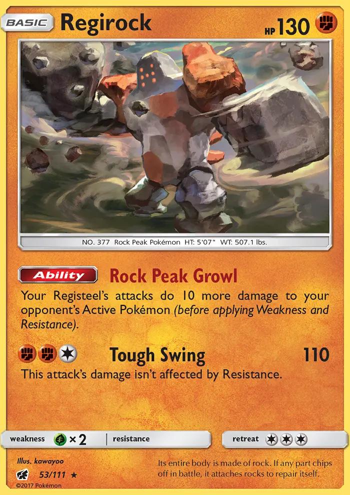 Image of Regirock Crimson Invasion (CIN) #53
