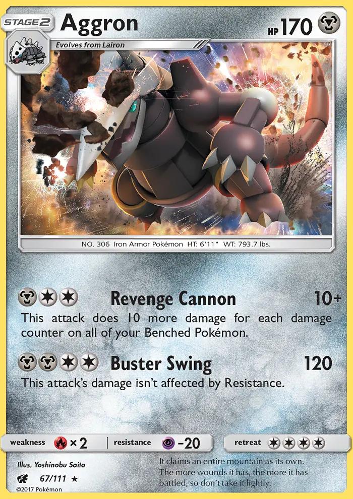 Image of Aggron Crimson Invasion (CIN) #67