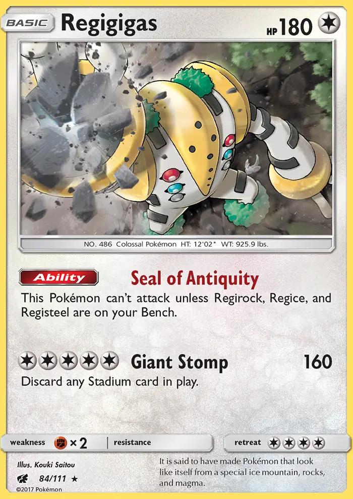 Image of Regigigas Crimson Invasion (CIN) #84
