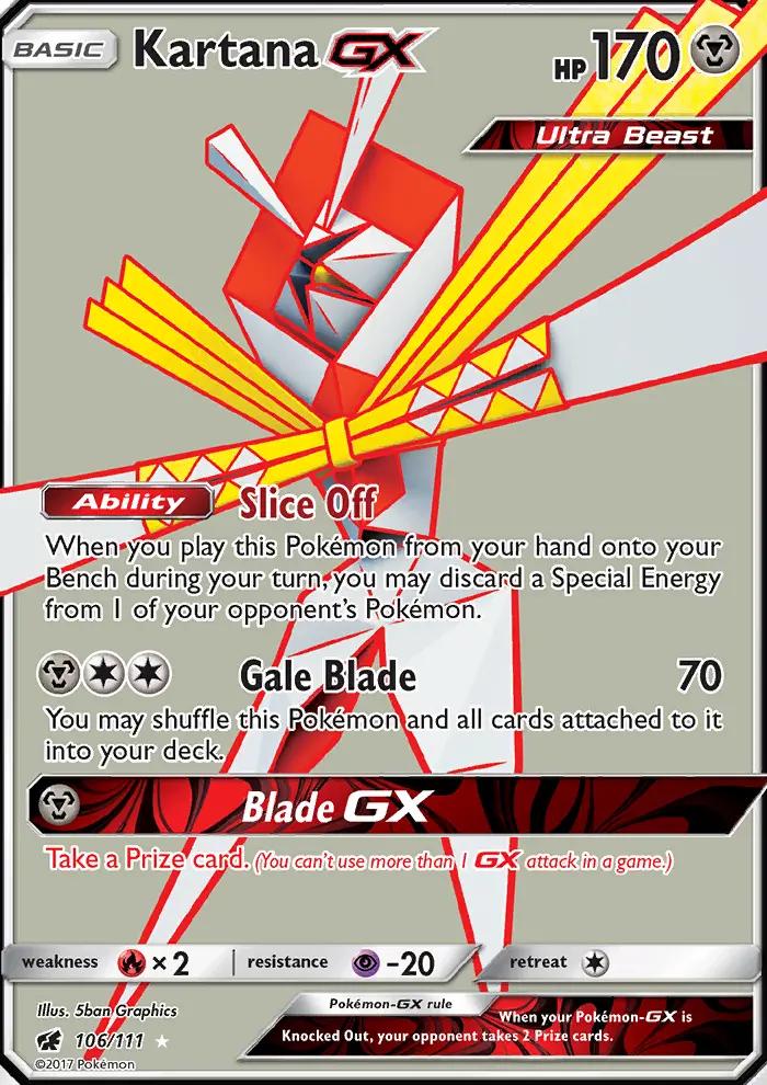 Image of Kartana-GX Crimson Invasion (CIN) #106