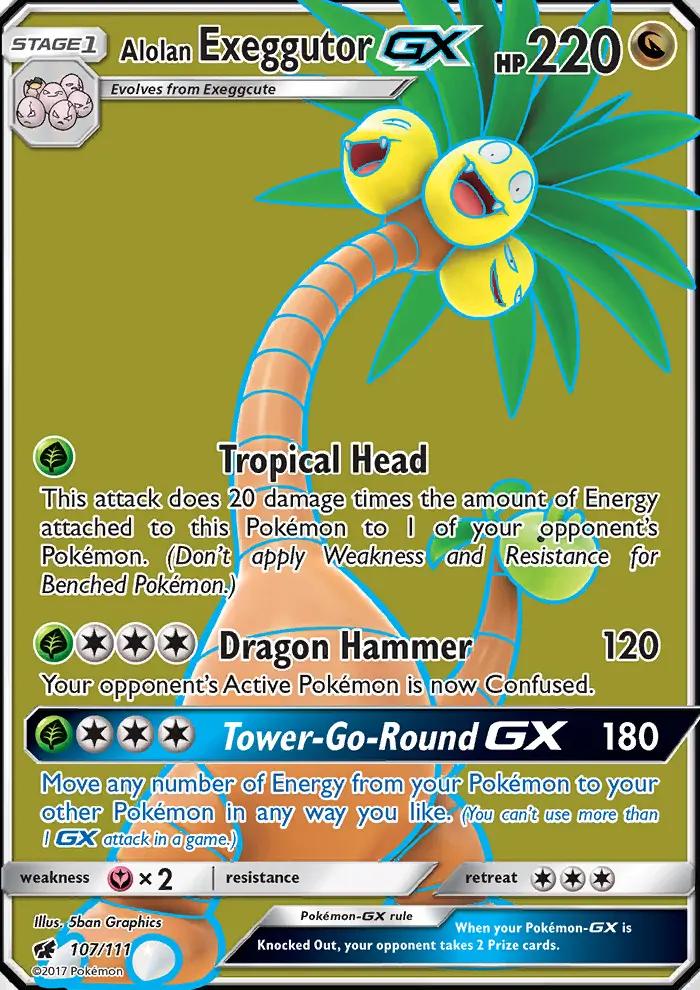 Image of Alolan Exeggutor-GX Crimson Invasion (CIN) #107