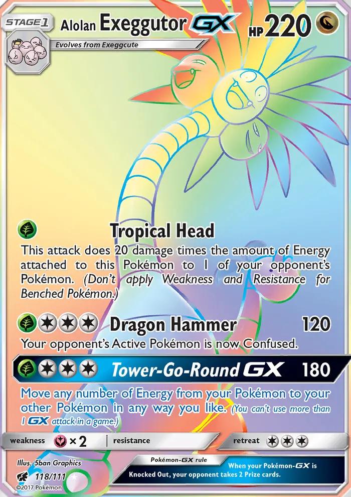 Image of Alolan Exeggutor-GX Crimson Invasion (CIN) #118