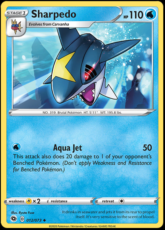 Image of Sharpedo Champions Path (CPA) #12