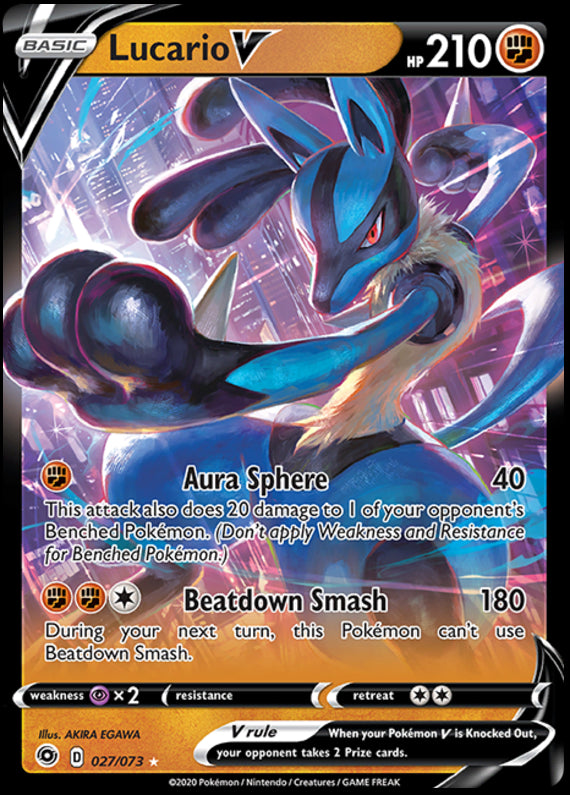Image of Lucario V Champions Path (CPA) #27