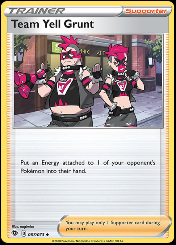 Image of Team Yell Grunt Champions Path (CPA) #67