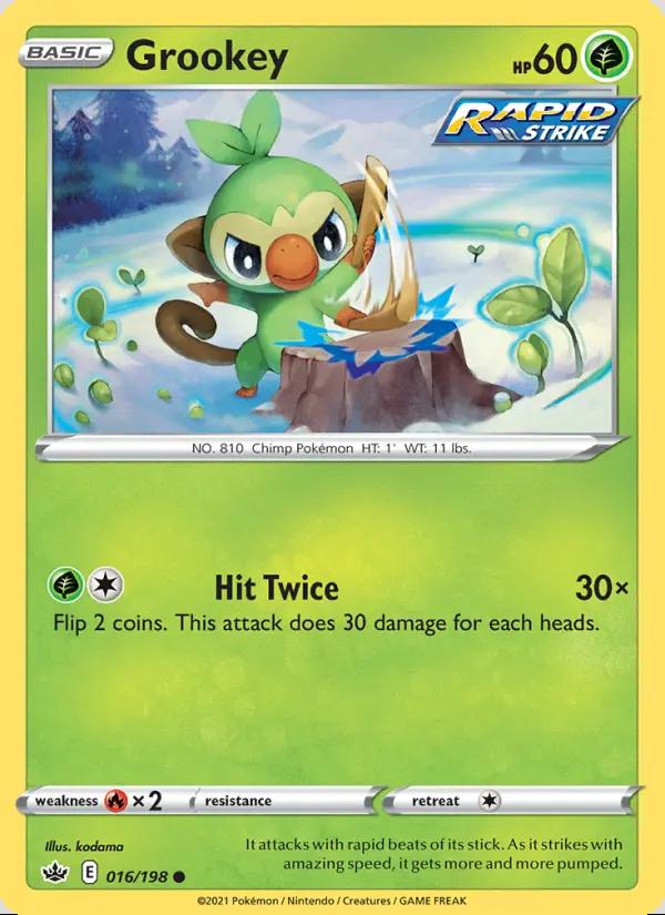 Image of Grookey Chilling Reign (CRE) #016