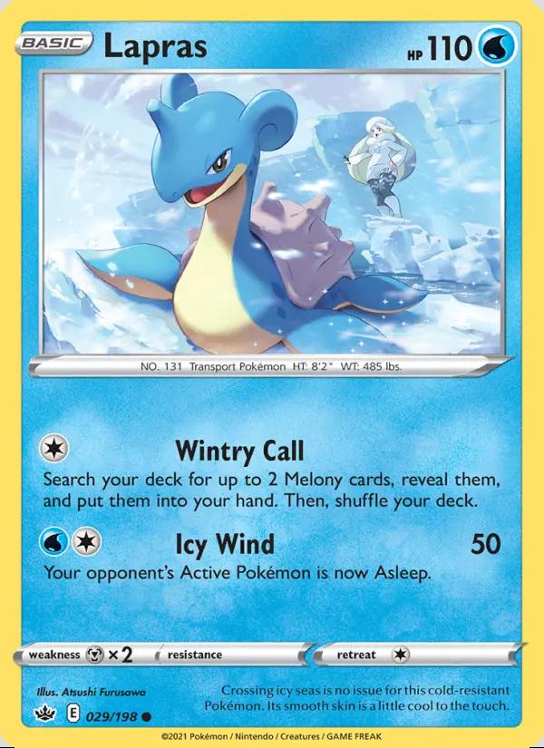 Image of Lapras Chilling Reign (CRE) #029