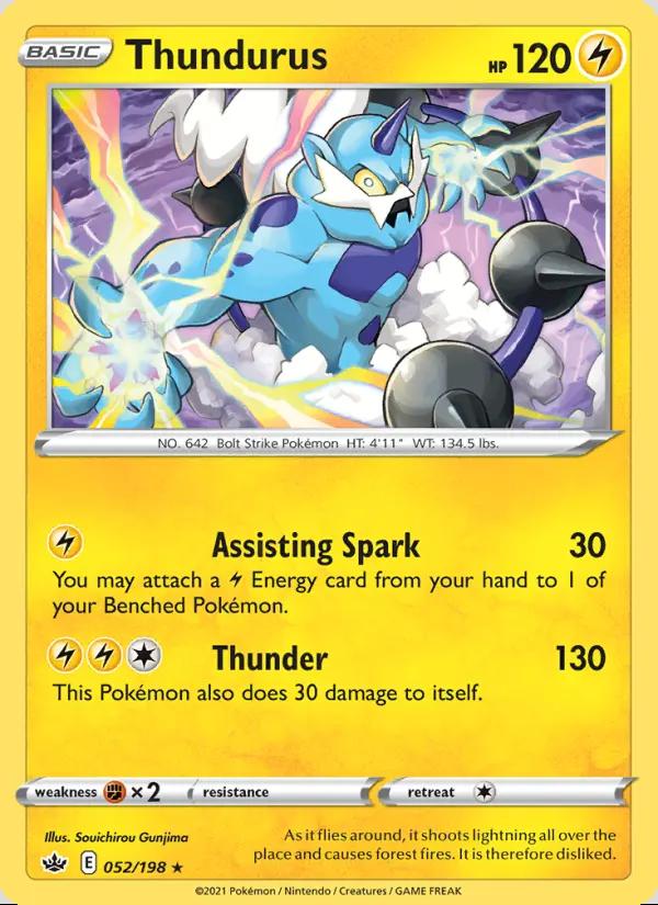 Image of Thundurus Chilling Reign (CRE) #052