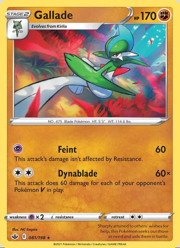Image of Gallade Chilling Reign (CRE) #081