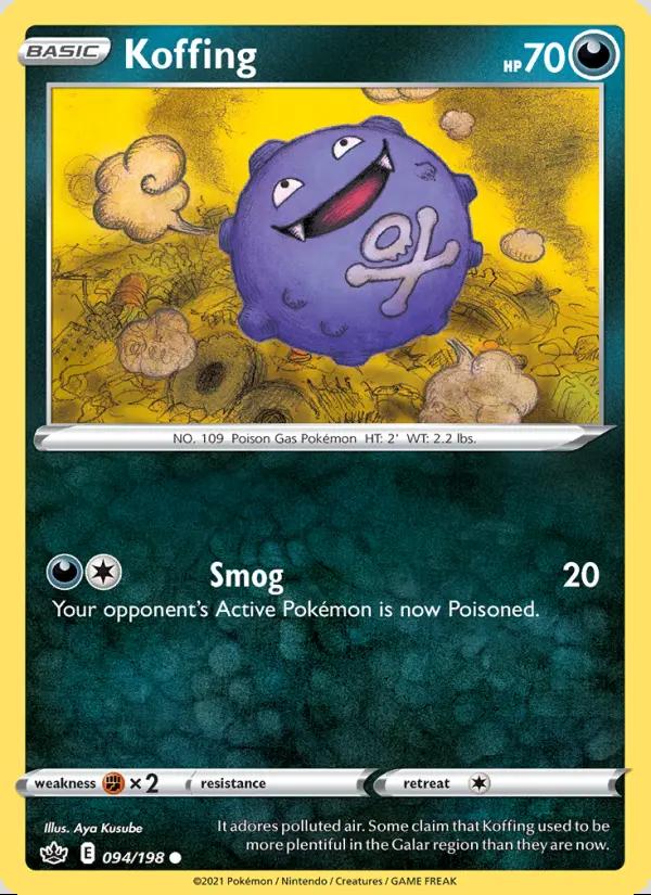 Image of Koffing Chilling Reign (CRE) #094