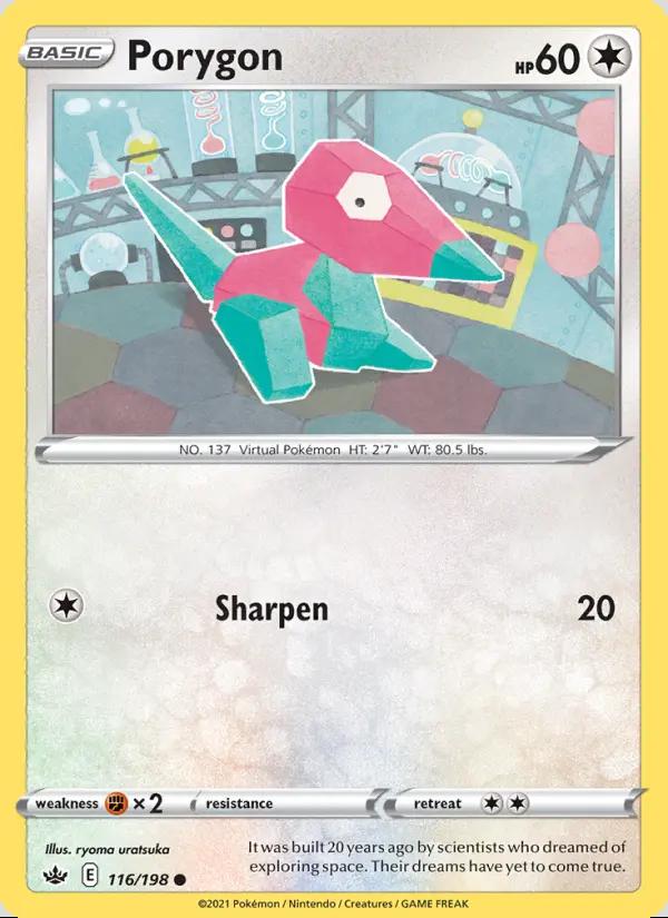 Image of Porygon Chilling Reign (CRE) #116