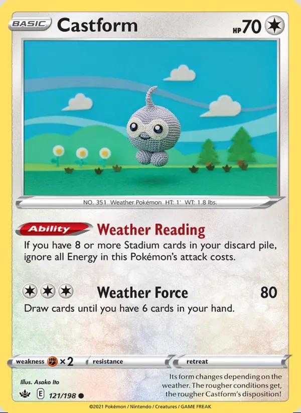 Image of Castform Chilling Reign (CRE) #121