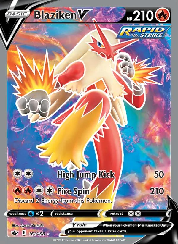 Image of Blaziken V Chilling Reign (CRE) #161