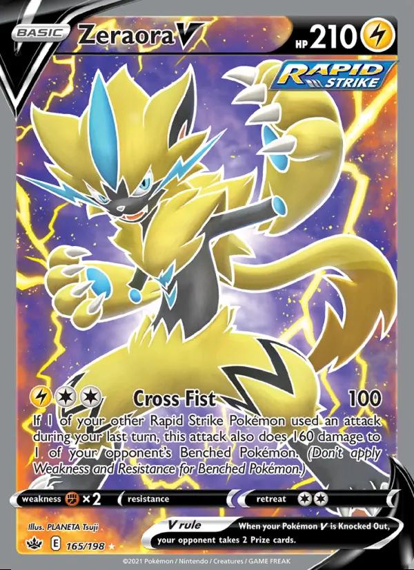 Image of Zeraora V Chilling Reign (CRE) #165